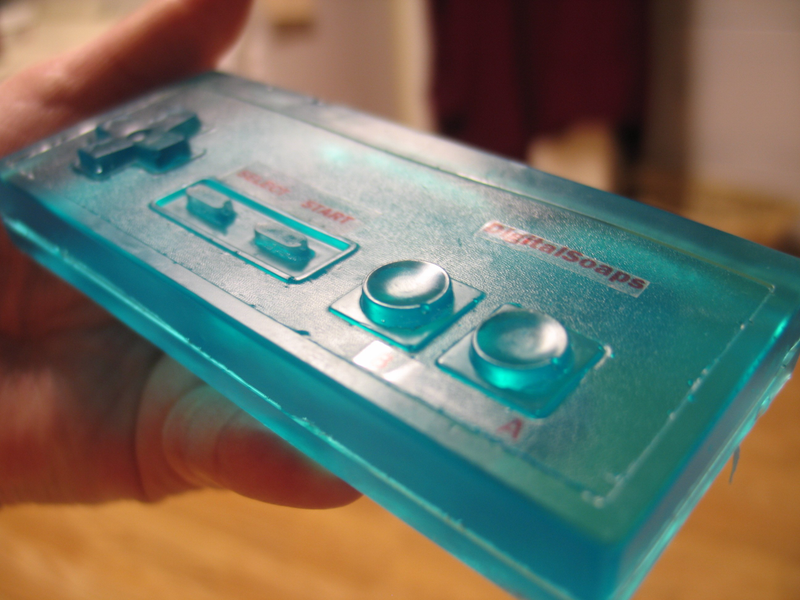 Illustration for article titled Console Controller Soaps Wash Up Your Sweaty Gaming Hands